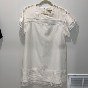 Burberry Silk, Linen, Cotton white dress
